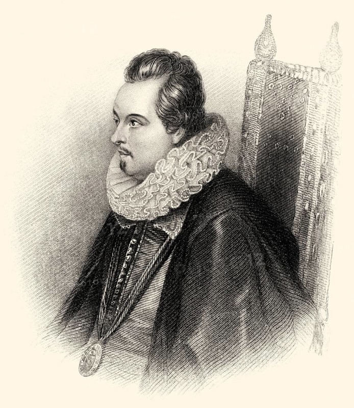 Charles Blount, 8. Baron Mountjoy und 1. Earl of Devonshire, 1563-1606, KG, englischer Adliger und Lord Deputy von Irland