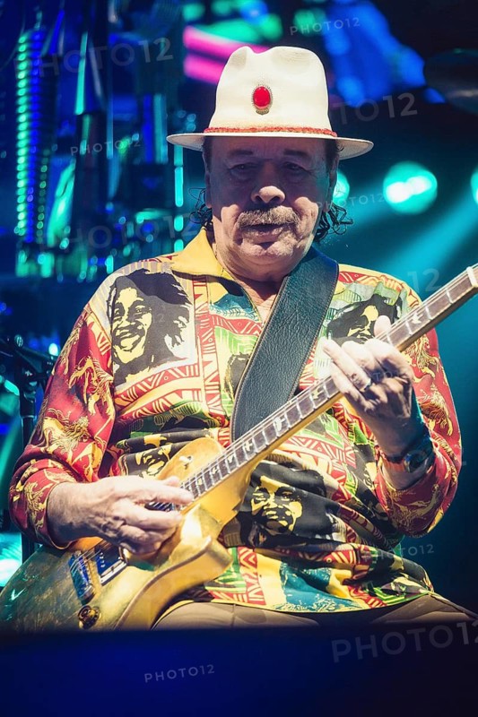 Carlos Santana, singer and guitarist of Santana live on Oneness Tour 2025 at the Uber Arena in Berlin on 13 June 2025