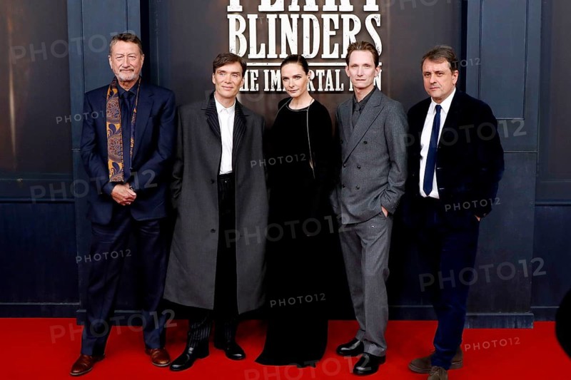 Steven Knight, Cillian Murphy, Rebecca Ferguson, Tom Harper, Guy Heeley at the German premiere of Peaky Blinders: The Immortal Man at the international cinema in Berlin on 12.3.2026