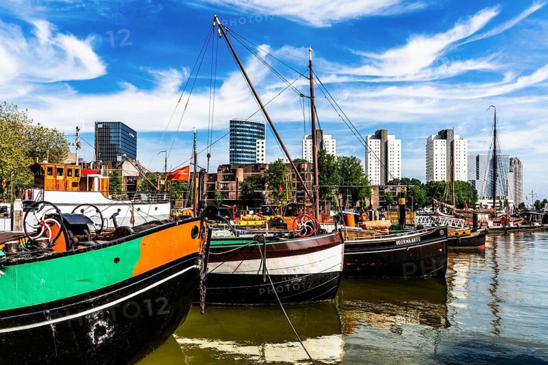 Wijnhaven and Leuvehaven, Rotterdam, The Netherlands