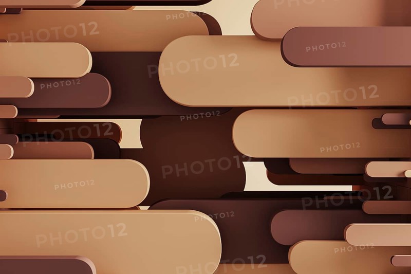 Abstract background features soft geometric shapes in warm tones, creating a serene atmosphere for various creative projects or digital uses