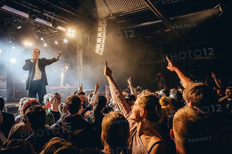 Singer Ben Hartmann from Billions live on 10 years of cocaine and raspberry ice cream tour 2026 in Berlin's ballroom Kreuzberg on 05.02.2026