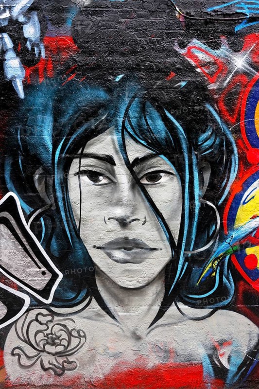 Graffiti Street, Street Art, Ghent, Flanders, Belgium