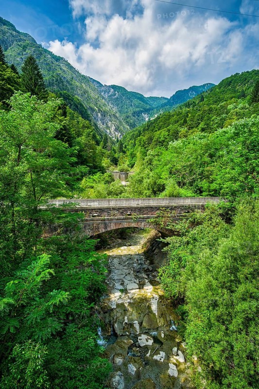 Rio Palate river, Canal Valley, Friuli-Venezia Giulia, Italy