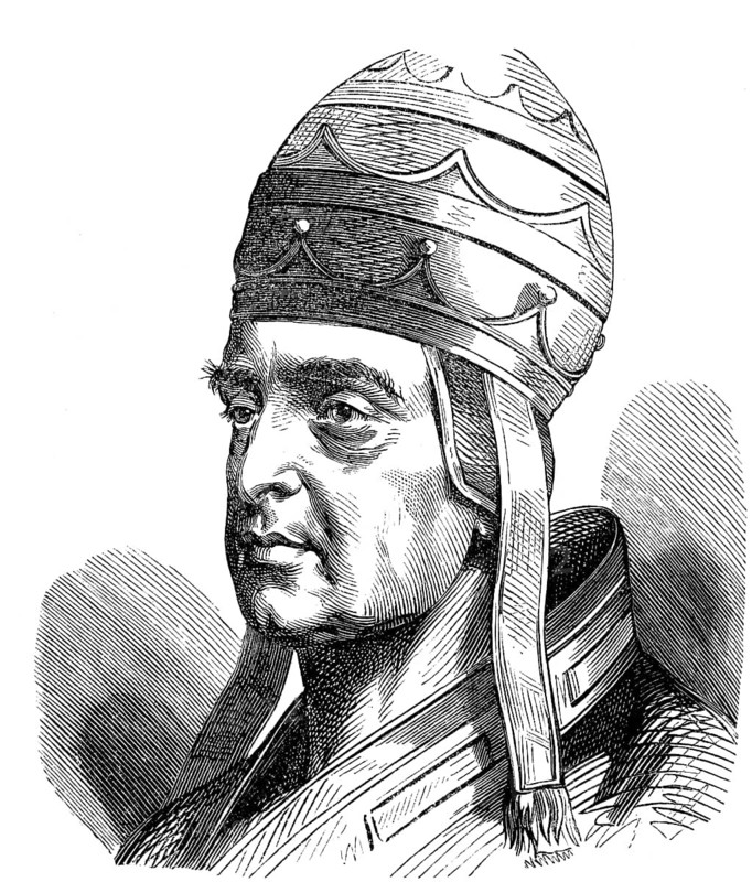 Boniface VIII, c. 1230 – 11 October 1303, born Benedetto Caetani, was Pope from 24 December 1294 to his death