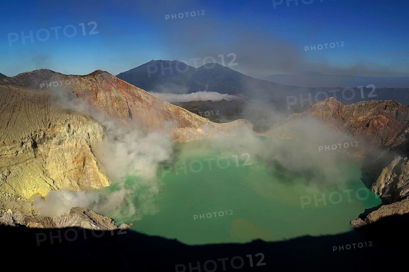 Asia, Indonesia, Java, volcanoes in Bromo-Semeru National Park, Ijen, Java, Indonesia
