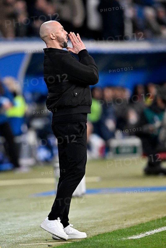 Coach Christian Ilzer TSG 1899 Hoffenheim disappointed on the sidelines, Gesture, Gesture, PreZero Arena, Sinsheim, Baden-Württemberg, Germany