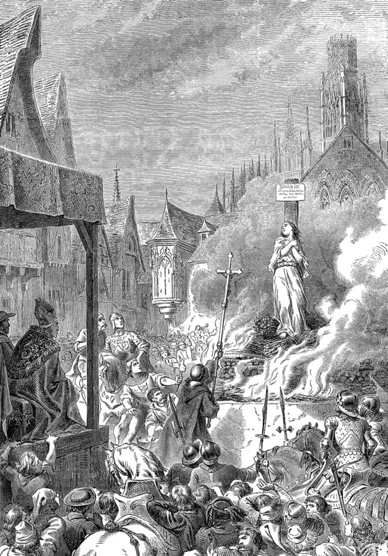 Jeanne d'Arc, the Maid of Orleans or Joan of Arc, 1412-1431, French national heroine and saint of the Catholic and Anglican Church