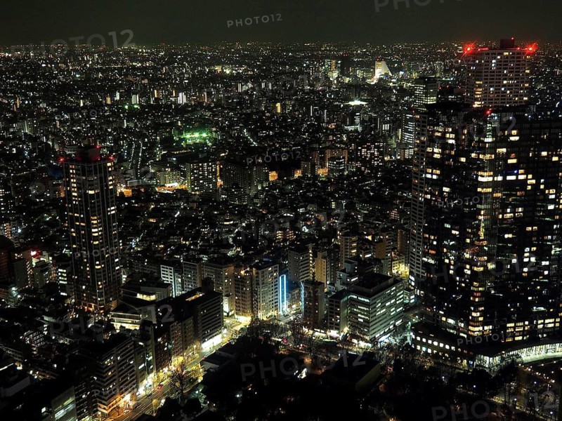 Japan Tokyo by night