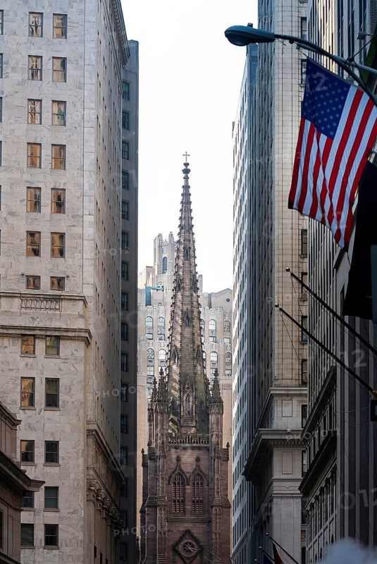 Trinity church, church, history, historical, Financial district, Manhattan, New York City, USA
