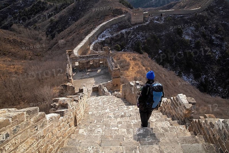 The Great Wall of China stretches across northern China, from Liaoning Province in the east to Gansu Province in the west. Construction began in the 7th century BC with various regional walls, but the most famous sections were built during the Ming Dynasty (1368–1644). The Wall served as a military defense system against invasions, controlled trade along the Silk Road, and symbolized the strength and unification of imperial China