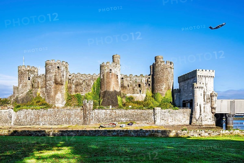 Conwy Castle over River Convy, Convy, North Wales, UK