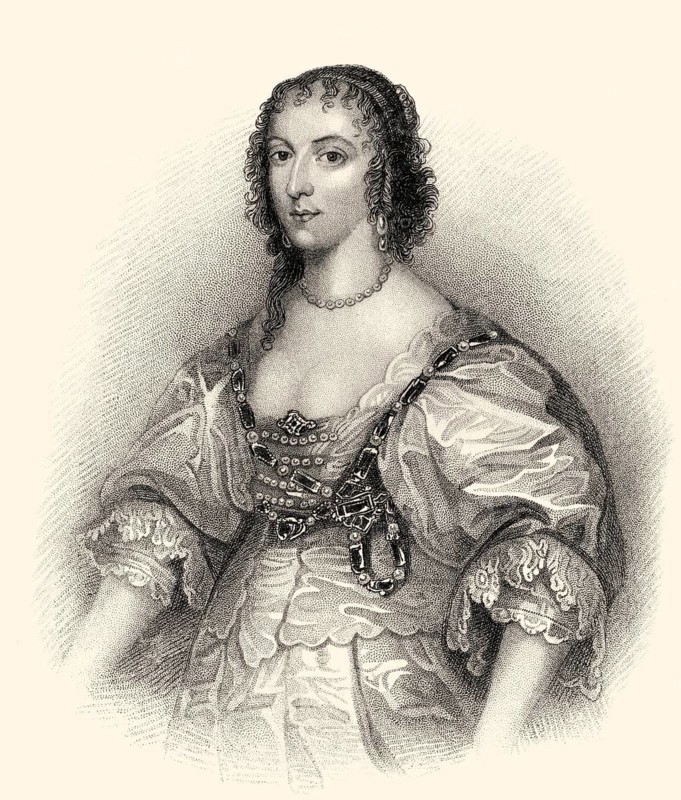Henrietta oder Henriette Maria von Frankreich, 1609-1669, Königingemahlin von England, Schottland und Irland als Ehefrau von König Karl I.