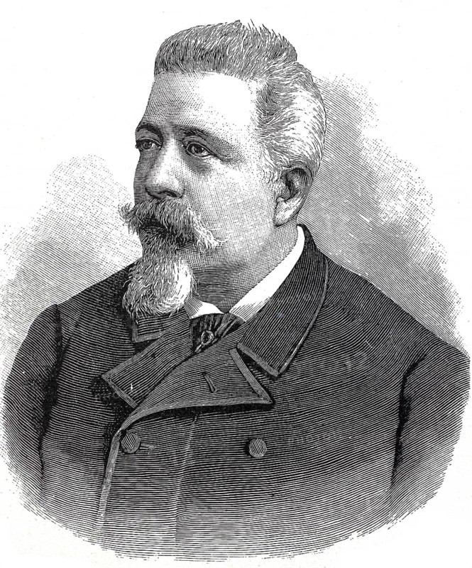 Benedetto Cairoli, (28 January 1825 to 8 August 1889), Italian freedom fighter and statesman, reproduction of an original, around 1900, historical