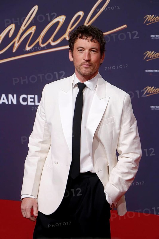 Miles Teller at the world premiere of the movie Michael on Uber Platz in Berlin on 10.04.2026