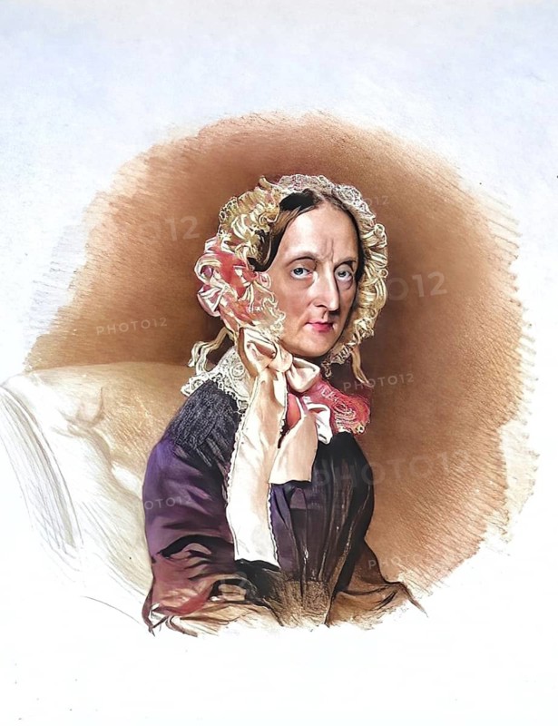 Barbara Countess Wenckheim, née Palffy (1787-1862), woman of Count Franz Seraph von Wenckheim, Historical, digitally restored reproduction from a 19th century original, Record date not stated
