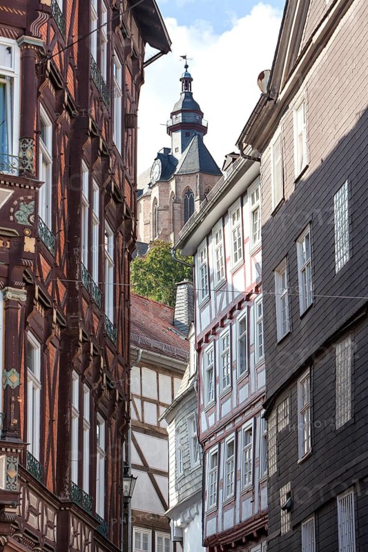 Market square, historic centre, Marburg, Hesse, Germany, Europe, Marktplatz, Altstadt, Marburg, Hessen, Deutschland, Europa