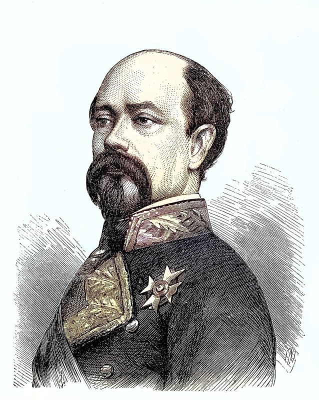Manuel Pavía y Rodríguez de Alburquerque (2 August 1827 - 4 January 1895) was a Spanish general whose coup ended the First Spanish Republic, Historical, digitally restored reproduction of a 19th century original