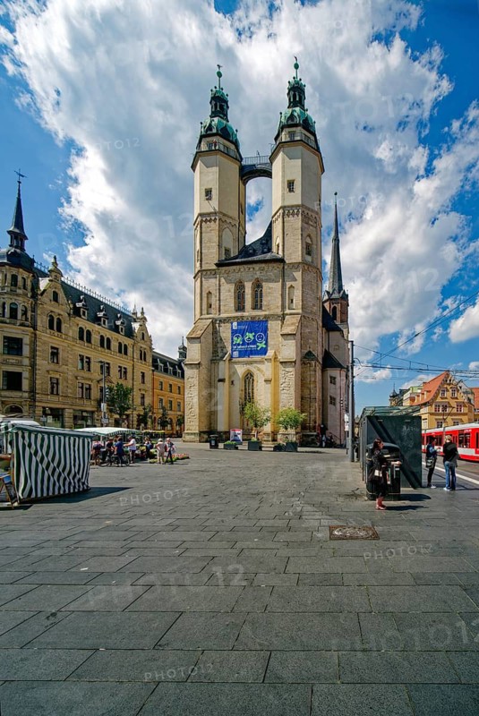 Market Church of St Mary on the Market Square, Halle an der Saale, Saxony-Anhalt, Germany