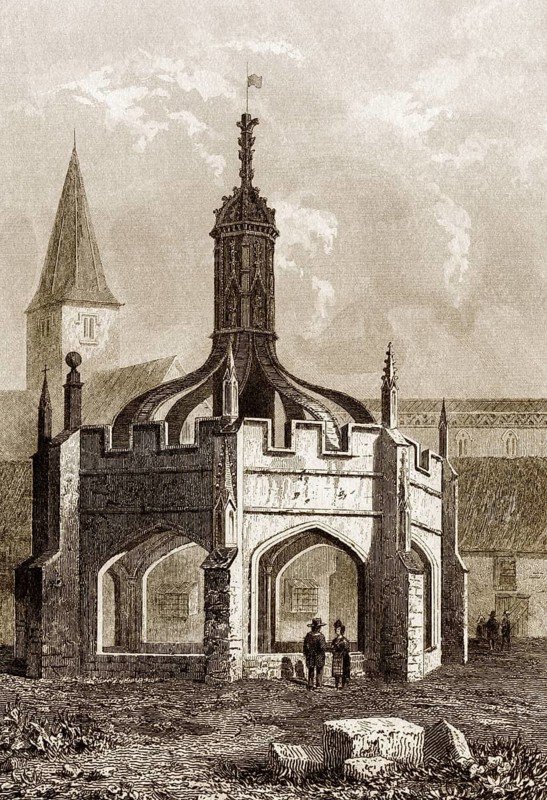 Market cross, Malmesbury, Wiltshire, England, Great Britain