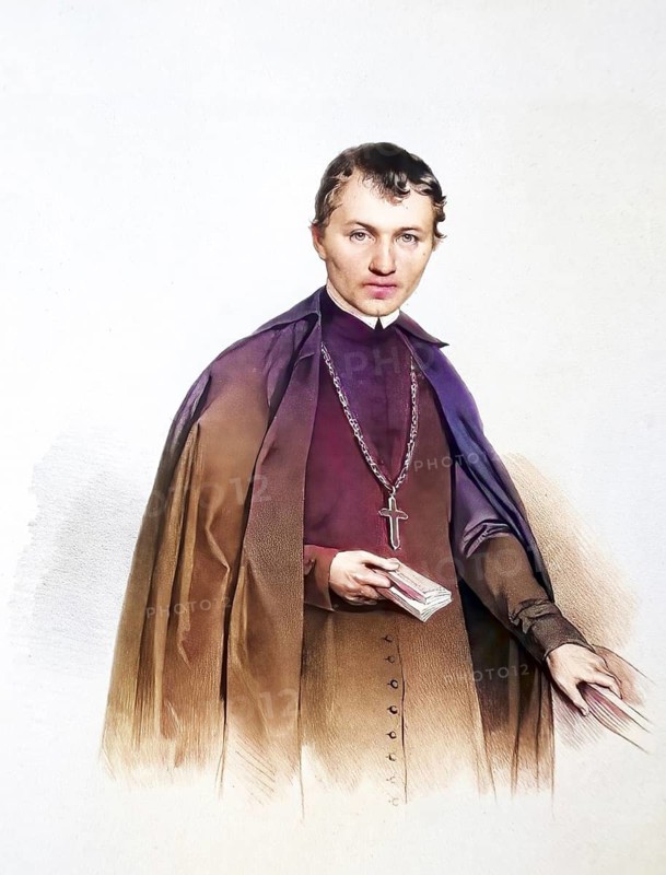 Joachim Suppan (born 23 October 1794 in Graz, died 1 October 1864 in St. Lambrecht) was an Austrian Benedictine monk who was abbot of St. Lambrecht Abbey from 1835 until his death in 1864, Historic, digitally restored reproduction from a 19th century original, Record date not stated