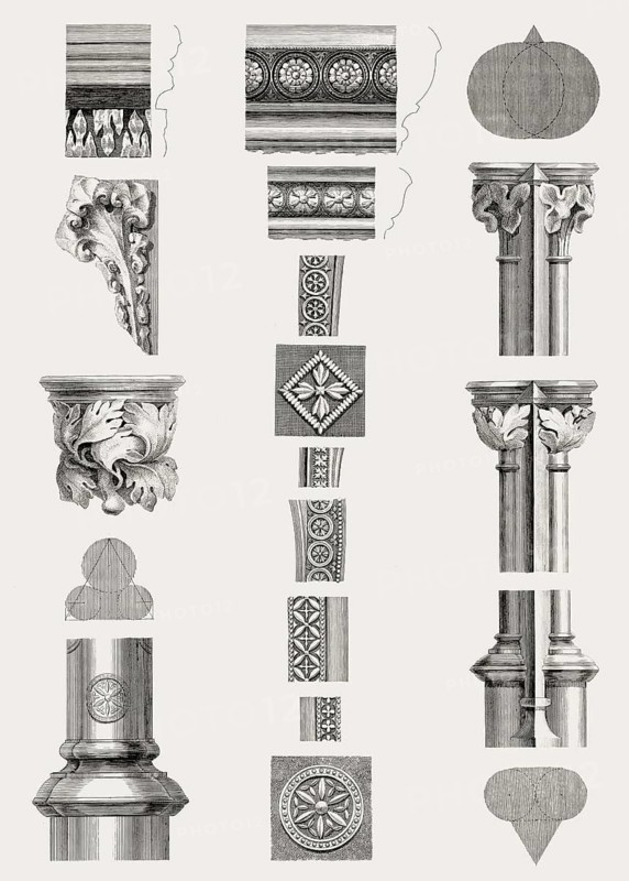 Sample of sculpture from St Stephen's Chapel, old Palace of Westminster, London, England, United Kingdom