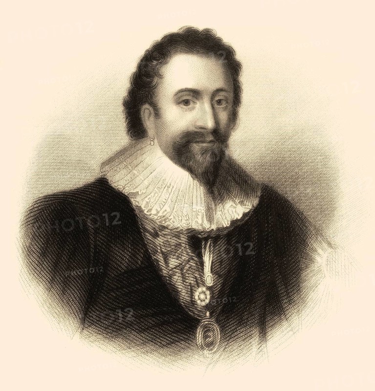 William Herbert, 3. Earl of Pembroke, 1580-1630, englischer Adliger, Lord Chamberlain, gründete mit König James das Pembroke College in Oxford