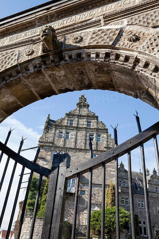Schloss Haemelschenburg Castle near Hamelin, Weserbergland, Lower Saxony, Germany, Europe, Das Schloss Hämelschenburg, Weserrenaissance, Emmerthal, Weserbergland, Niedersachsen, Deutschland