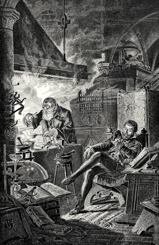 Leonard Thurneysser with Elector John George of Brandenburg, 15th century