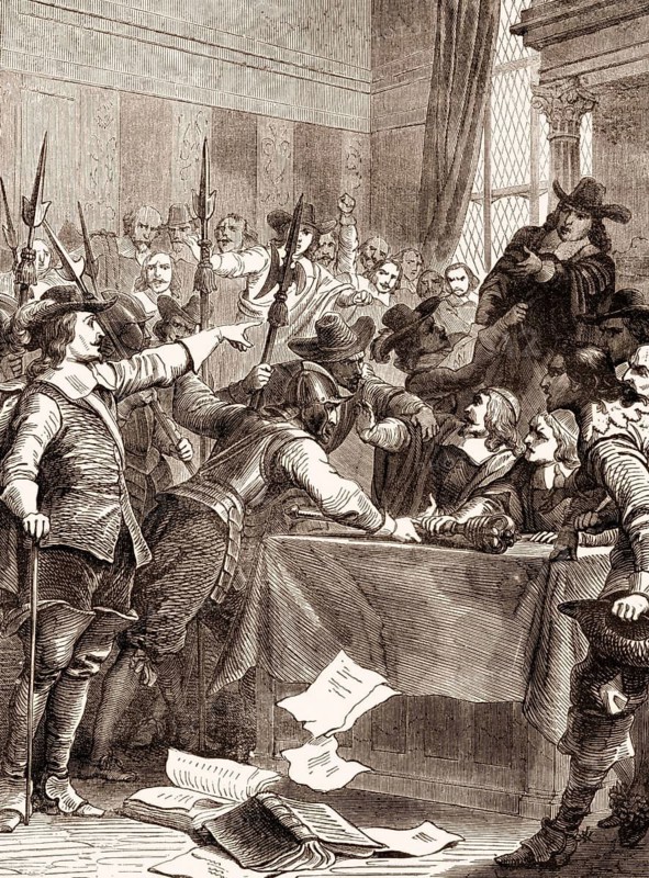 Oliver Cromwell, 1599-1658, Lord Protector of England, Scotland and Ireland, commander of the parliamentary army