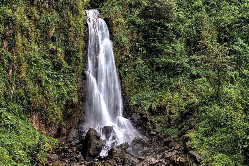Caribbean, Dominica, waterfall, Victoria Falls, Domenica