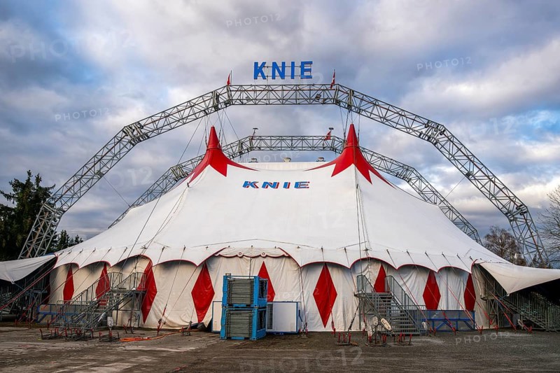 Circus tent Circus Knie, Rapperswil, Switzerland