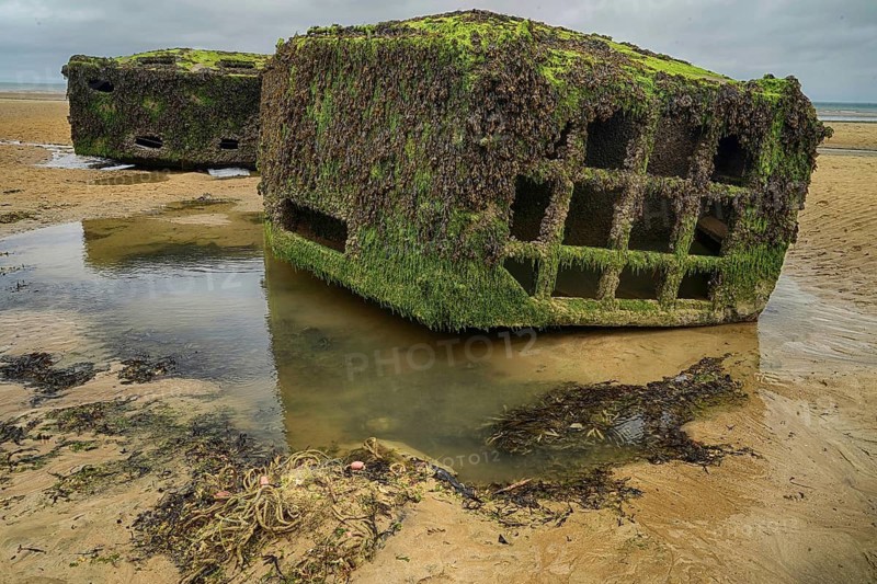 France - Normandy - Arromanches-les-Bains - Mullberry Harbour