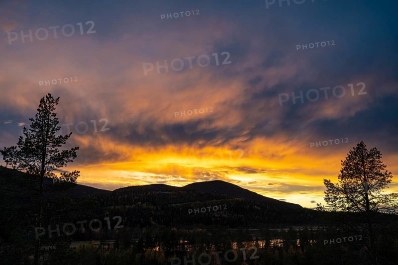 Evening mood, Gällivare, Norrbotten, Lapland, Sweden, September 2021