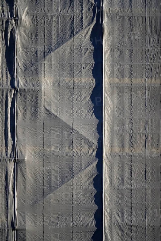 Covered scaffolding, Germany