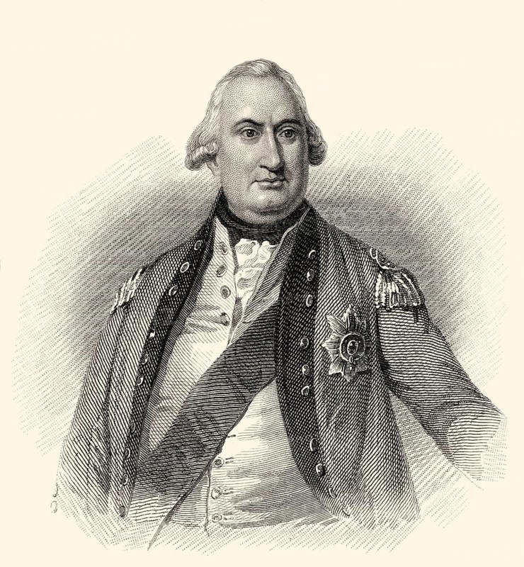 Charles Cornwallis, 1. Marquess Cornwallis, Ritter des Hosenbandordens, 1738-1805, britischer General im Amerikanischen Revolutionskrieg
