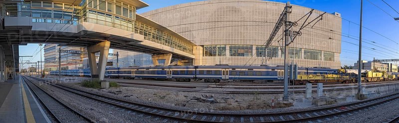 Israel, Lod train station platform