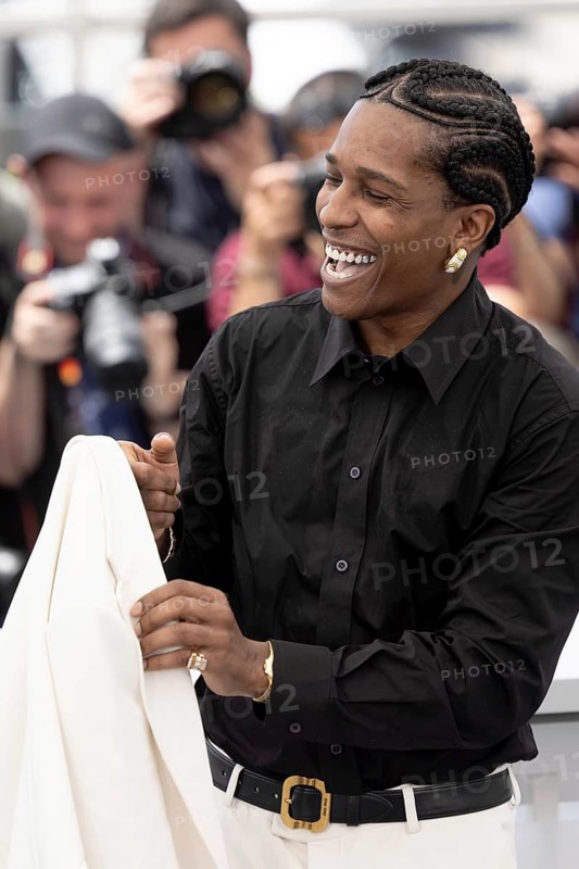 Cannes, France - 19.5.2024: Asap Rocky (A$ap Rocky) during the photocall - Highest 2 Lowest - during the 78th Cannes International Film Festival. The film festival will take place from 13 to 24 May 2025