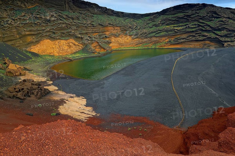 Canary Islands, Lanzarote, El Golfo, Lanzarote, Canary Islands, Spain