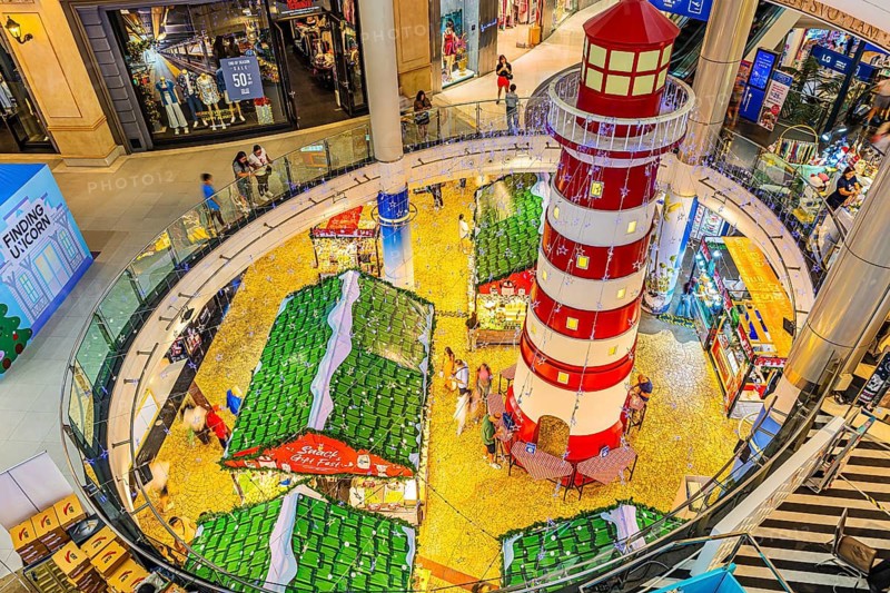 Themed shopping mall, luxury stores, Terminal 21, Bangkok, Thailand's metropolis, Thailand