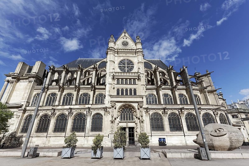 Saint-Eustache, Gothic church, Les Halles quarier, Paris, France