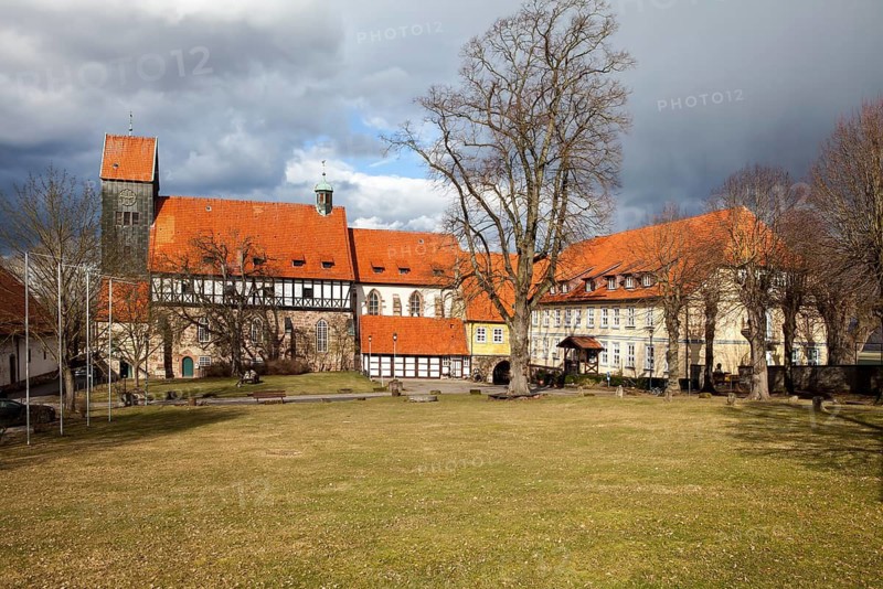 Katlenburg castle, St. Johannes church, Katlenburg-Lindau, district of Northeim, Lower Saxony, Germany