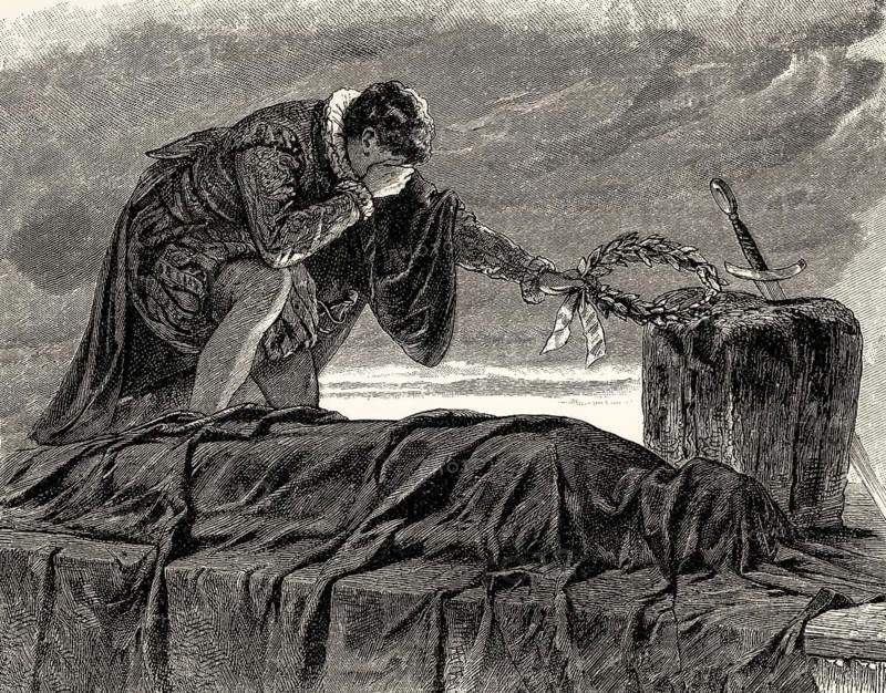 ACT V., SCENE IV., scene from EGMONT by Johann Wolfgang von Goethe