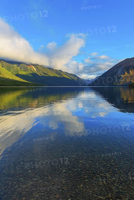 View of Lake Rotoiti, Nelson Lakes National Park, South Island, New Zealand