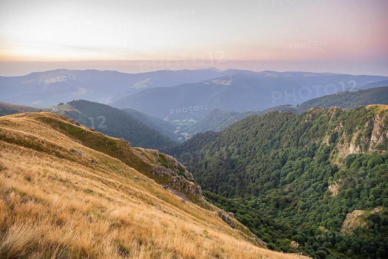 Sunrise at Mount Hohneck in the Vosges Mountains, France