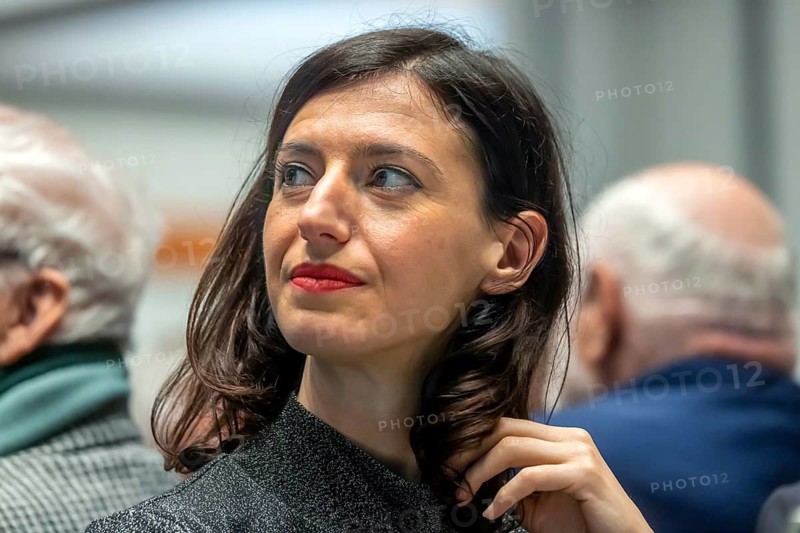 Flavia Zaka, woman of Cem Özdemir. The two have been married since February 14, 2026. Political Ash Wednesday of the Green Party in Biberach. Biberach, Baden-Württemberg, Germany