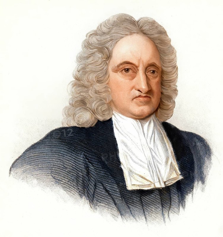 Edmond Halley, 1656 - 1742, an English astronomer, geophysicist, mathematician, meteorologist