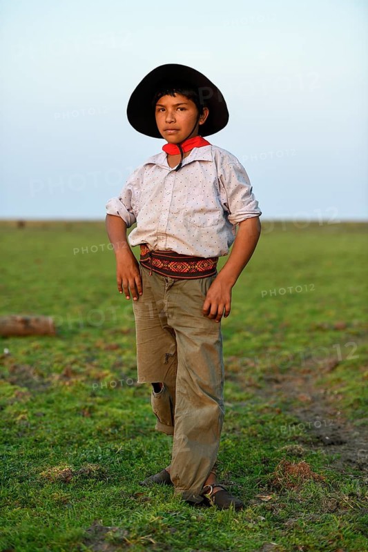 Young gaucho at Puesto Mingo, Esteros del Iberá, at Concepción del Yaguareté Corá, Corrientes Province, Argentina