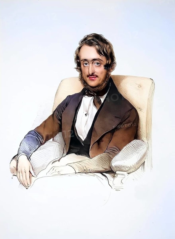 Carlo Antonio Fontana, c. 1840, Wholesaler in Trieste, Historic, digitally restored reproduction from a 19th century original, Record date not stated