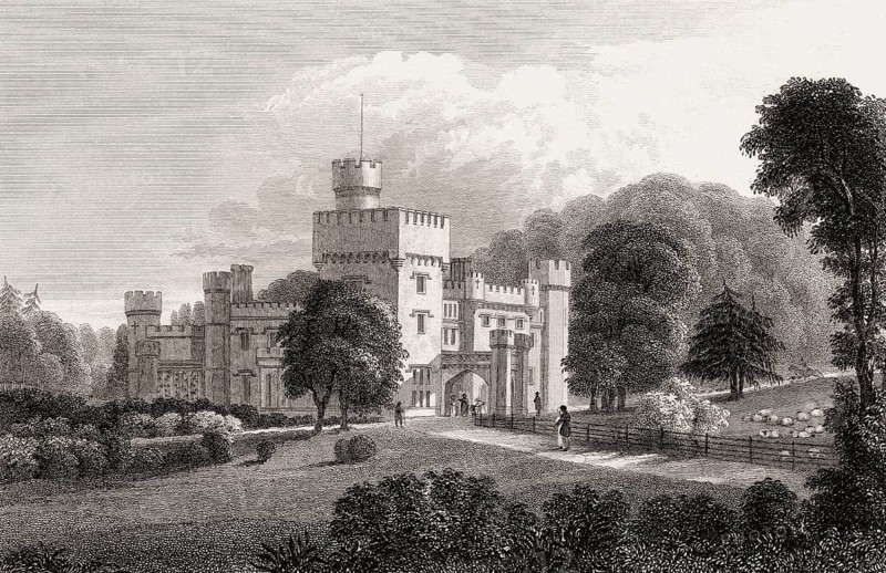 Craigend Castle, Milngavie, Stirlingshire, 19th century, from Modern Athens by Th. H. Shepherd